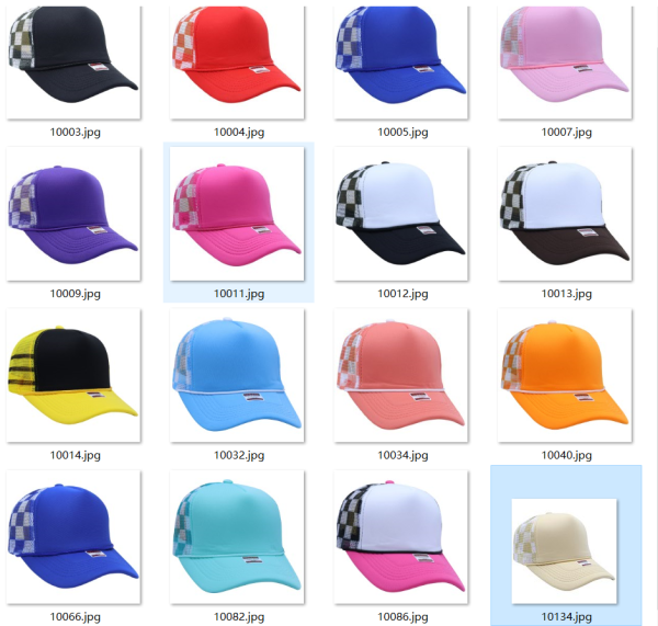 checkred hats
